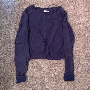 We the free free people purple long sleeve top small